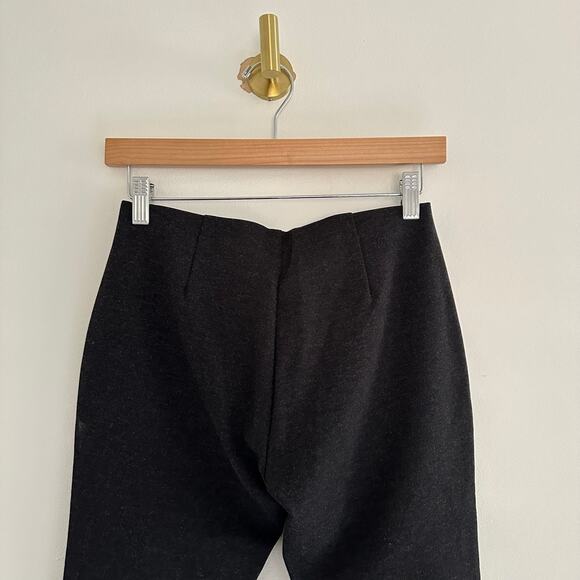 Eileen Fisher Mélange Viscose Stretch Ponte Slim Pant Charcoal - Picture 11 of 11